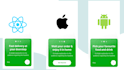 create android and ios application using react native