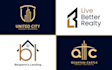 design 3 modern real estate logo in 24 hours