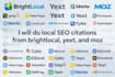 do local SEO citations from brightlocal, yext, and moz