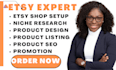 do etsy digital shop setup, etsy digital product, etsy planner, etsy banner logo
