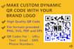 make custom dynamic qr code with your brand logo