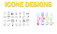 make icon design icon set line icon custom icons website icon vector icons