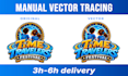 do vector tracing, vector logo, image to vector quickly