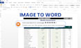 convert PDF to word, PDF to excel and do file conversion