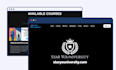 design an lms education website learning management system