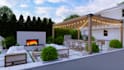 do backyard, pool and patio design as landscape architect