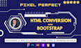 convert figma to html bootstrap5 xd to html PSD to html responsive