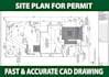 draw a professional permit ready site plan of your property