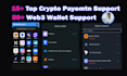 create ecommerce website to accept crypto payments with custom token