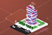 create amazing 3d isometric vector illustration design