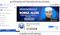 impressive facebook business page create and setup