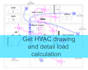 do hvac duct designing and cooling load calculations