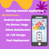 develop android app with using android studio and firebase