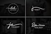 design a unique handwritten signature logo for your name or business