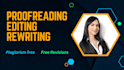 proofread, rewrite and edit your english writing
