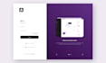 design a modern web app UI