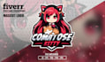 design cute anime logo mascot for your brand