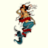 design high quality mermaid logo in high definition