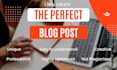 write professional blog posts and articles