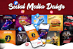 design attractive social media posts instagram post facebook post