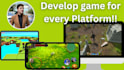 develop game 2d and 3d for mobile and PC in unity game development