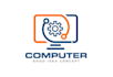 do elegant computer logo design with unlimited revision