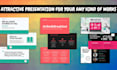 design presentations with a modern and healthy style