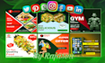 design social media post, cover, banner ads for instagram, facebook and youtube