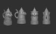 sculpt any 3d models for 3d printing in zbrush and blender
