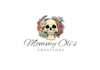design a brilliant skull flowers logo