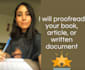 proofread your book, article, or document in 24h