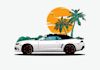 design amazing vector car cartoon illustration