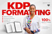 edit, format, and design your book for amazon KDP