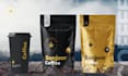do coffee packaging, pouch, tea labels design