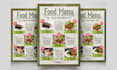 design food and restaurant flyer, poster, menu