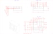 create autocad mechanical orthographic projection drawing