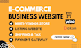 create wordpress woocommerce or ecommerce website desing