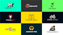 do modern minimalist business logo design, animation and branding kit