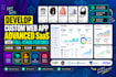 develop a custom website with advanced saas features
