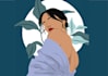 draw high quality faceless portrait illustration