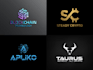 design creative crypto, bitcoin, nft ,metaverse token logo