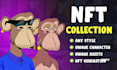 design unique nft art and generate collection