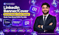 design linkedin banner professional cover page post ads