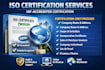 provide you with iso 9001 certificate from approved agency