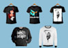 create custom t shirt and hoodie graphics for clothing brands