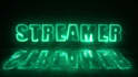 create a neon intro text or logo animation