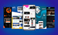 modern web website, mobile app ui ux design, mobile ui designer in figma