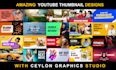 design amazing youtube thumbnail