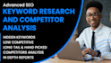 do high volume keywords research deep competitors analysis