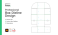 create custom box dieline or cut line in 24 hours